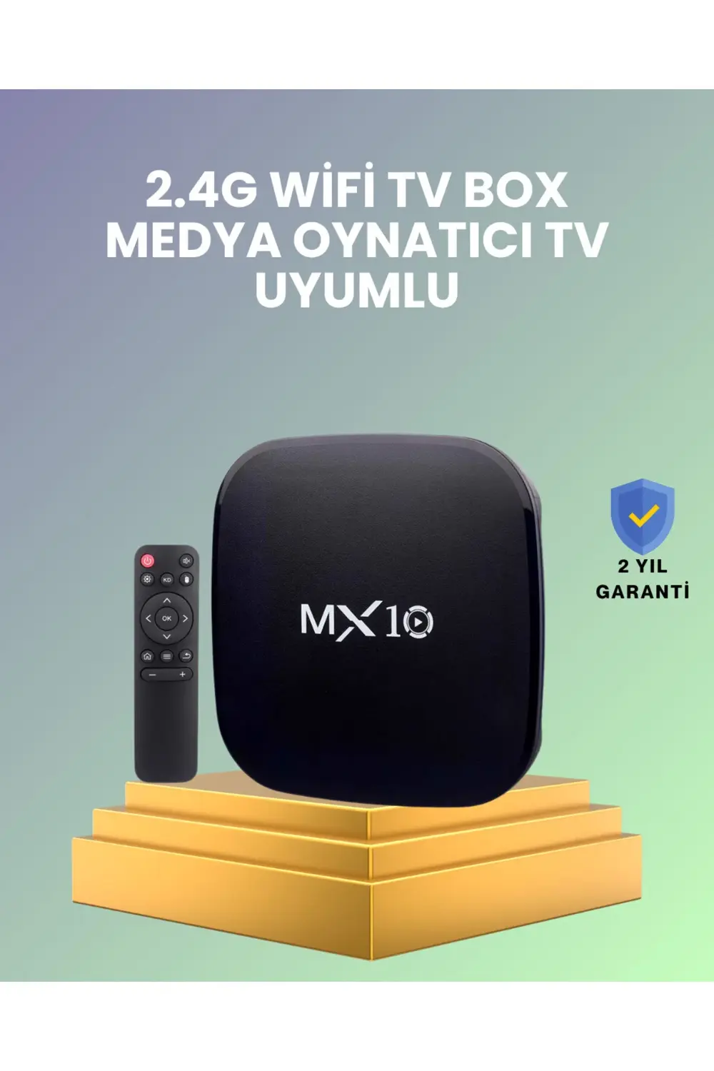 2 GB RAM 8 GB Hafıza 4K Video Destekli Android Medya Cihazı