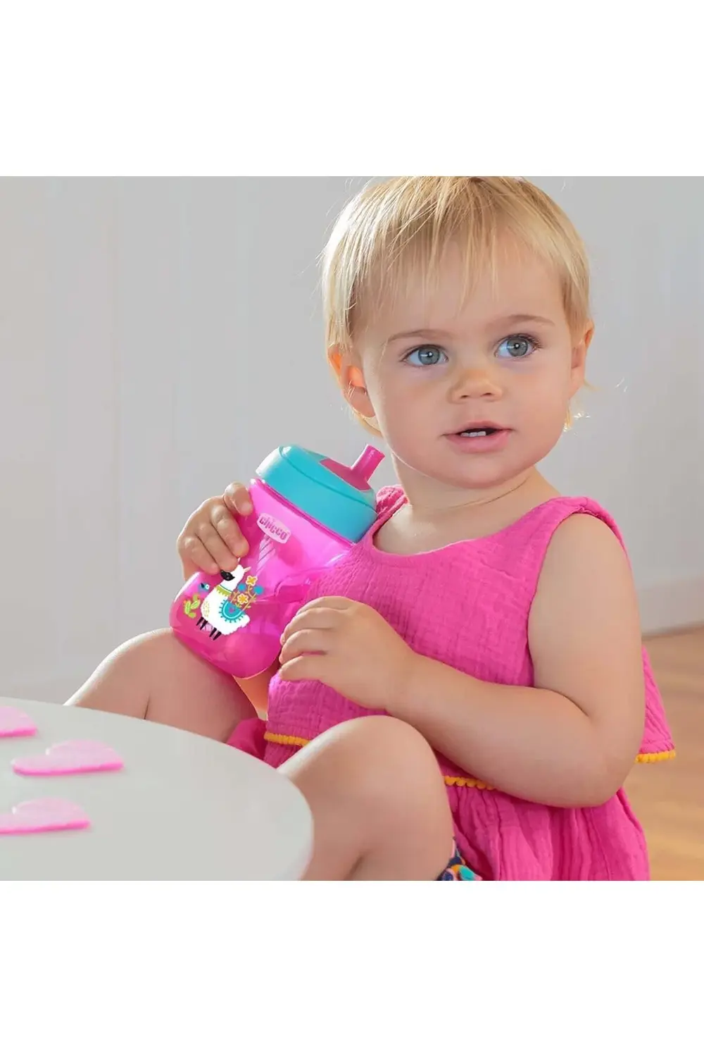 2 in 1 Advance Cup Alıştırma Bardağı 266 ml +12 Ay - Pink