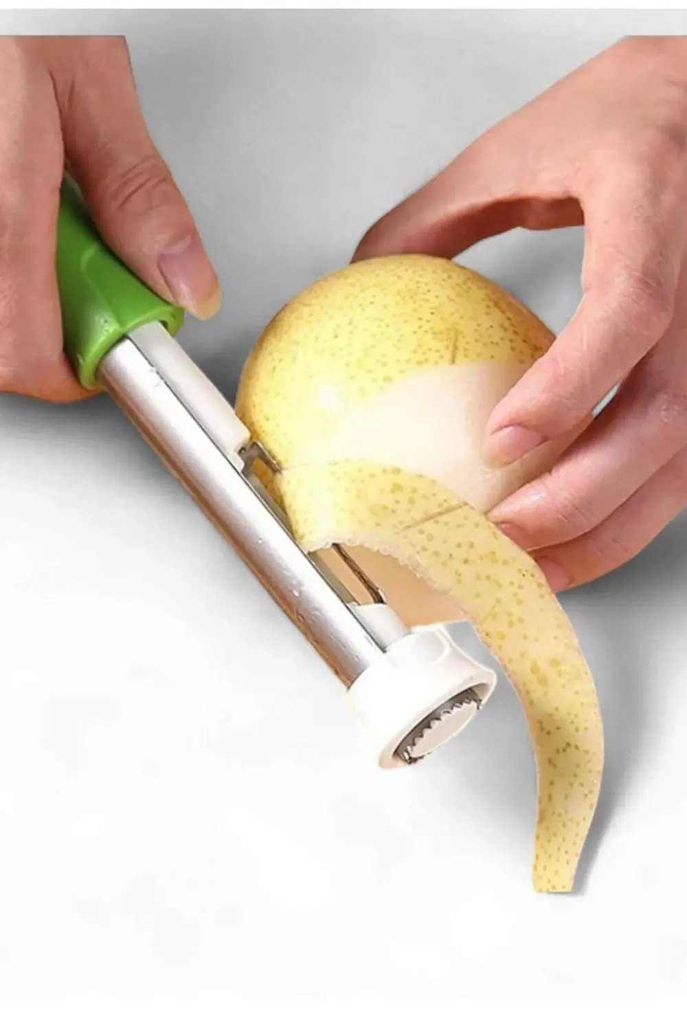 2 in 1 Sebze Meyve Kabuk Soyucu – Çift Fonksiyonlu Paslanmaz Çeli