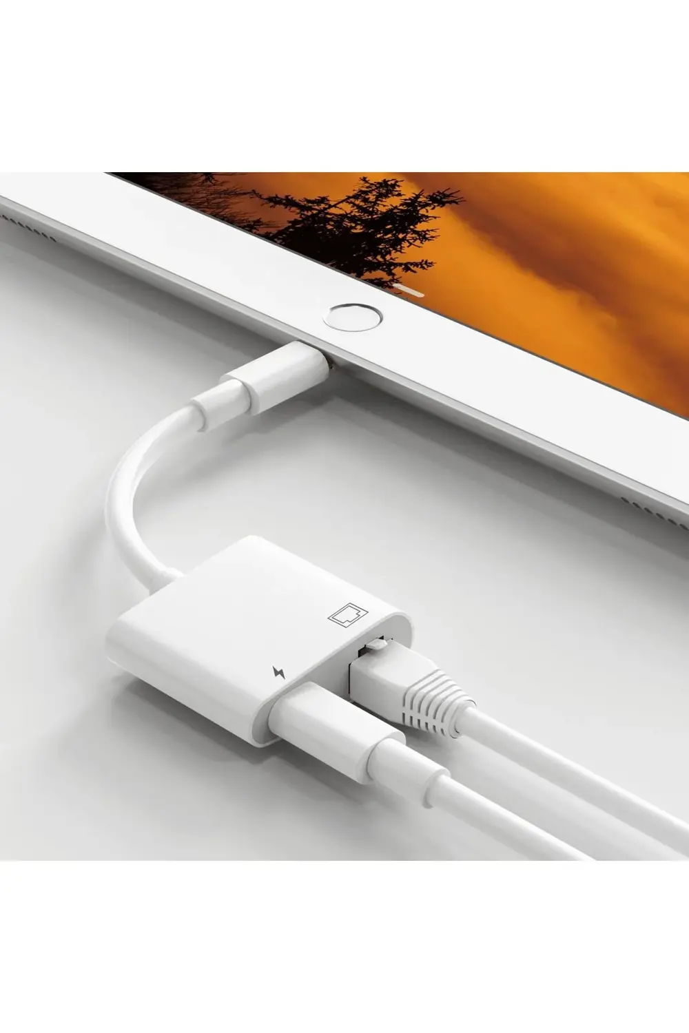 2 İn 1 Type C to Rj45 Gigabit Ethernet Çoklayıcı+ Type C şarj Zr6