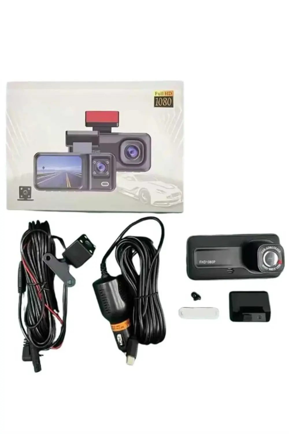 2 İnç Araç İçi Kameralı Ekran 1080P Full HD Kaliteli Hafıza Kart