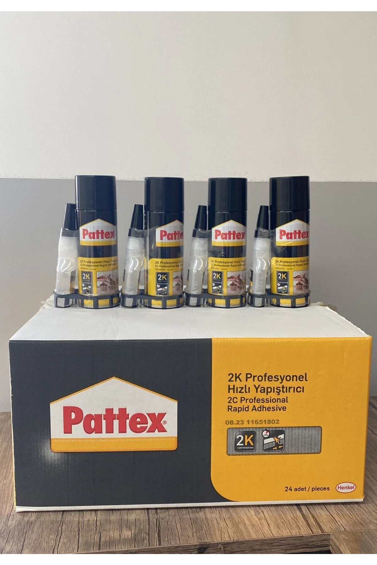 2 K Hızlı Yapıştırıcı 400 + 70 Ml 12'li Paket Yarım Koli 2 K Hızlı Yapıştırıcı 400 + 70 Ml 12'li Paket Yarım Koli
