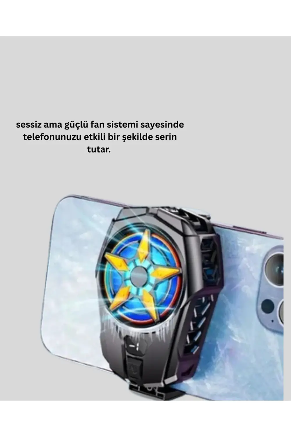 2 Kademeli Hız Ayarlı Taşınabilir Telefon Soğutucu