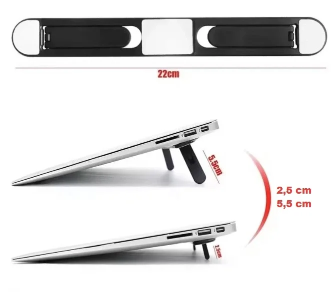 2 Kademeli Katlanabilir Ve Yapışkanlı Laptop Standı Siyah Bx40 Fiyatı, Yorumları ve Özellikleri