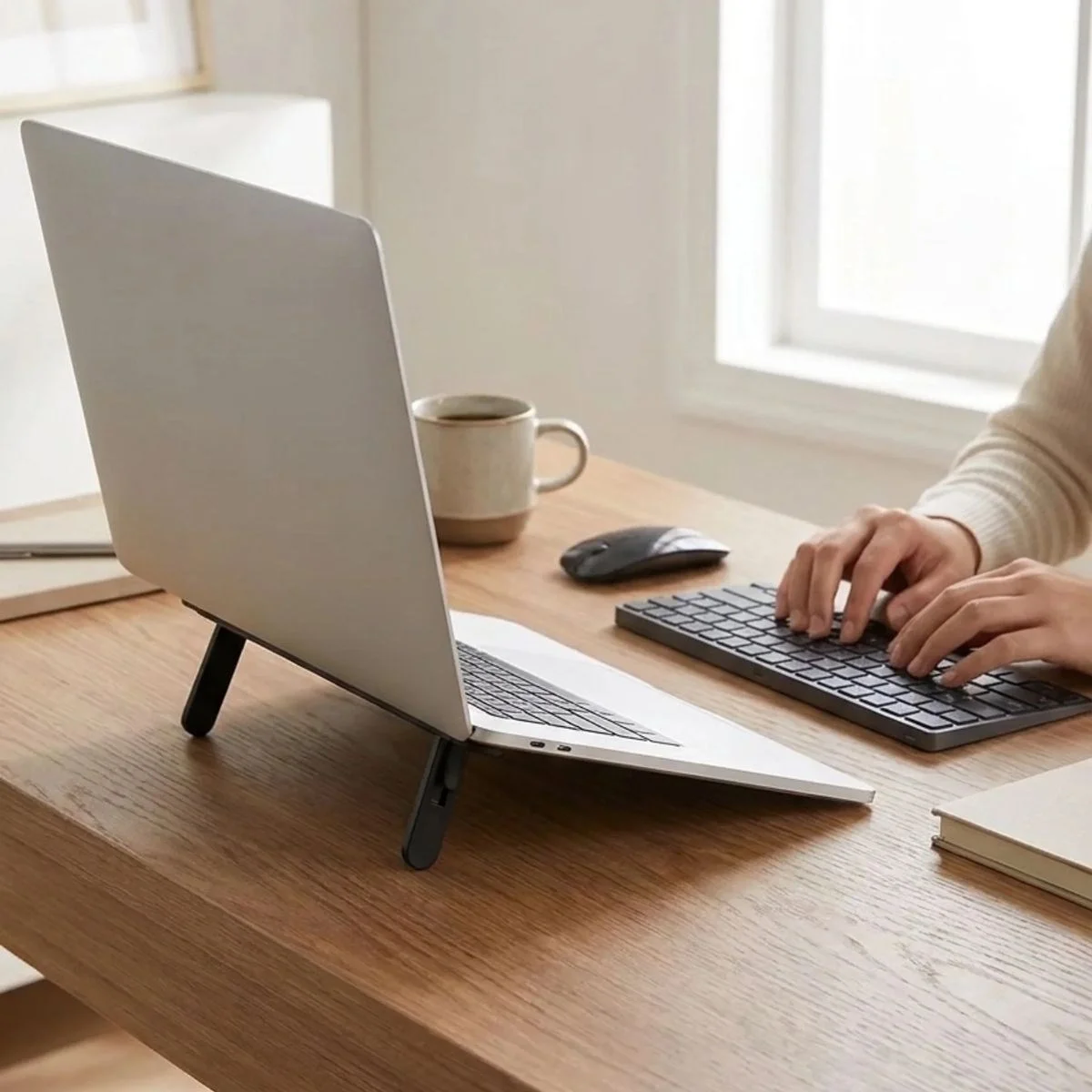2 Kademeli Katlanabilir Laptop Standı – Kendiliğinden Güçlü Yapışkanlı, Ergonomik tablet Yükseltici Bx40 Fiyatı, Yorumları ve Özellikleri