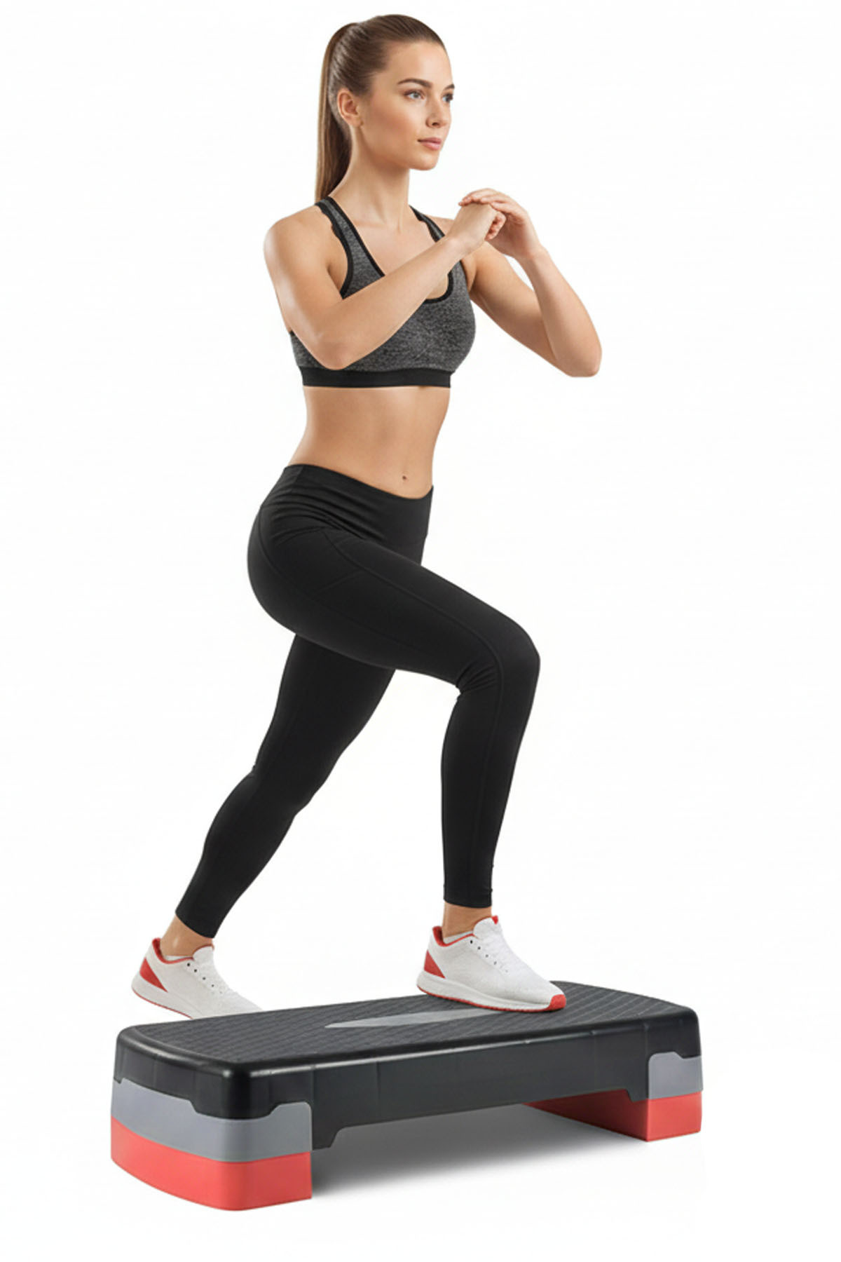 Delta 2 Kademeli Step Tahtasi 3'Lü Set | Evde Spor Atlama İpi Ve Terlem