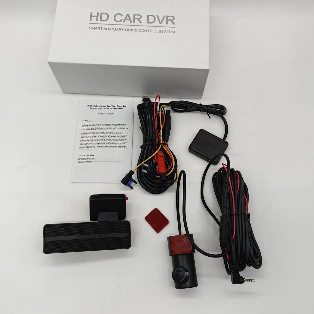 2 Kameralı 4K+1080P Ekransız WIFI GPS 24 Saat Park Modu Özellikli