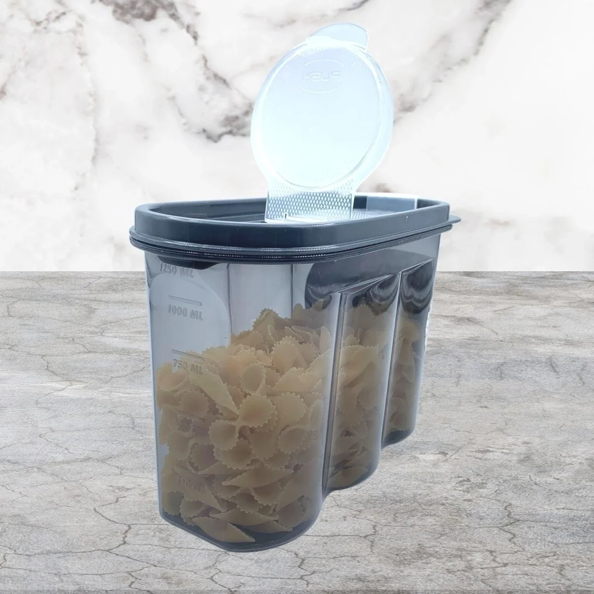 2 Kapaklı Ölçekli Erzak Saklama Kabı - 1,2 Litre - Sa930 Bx40 Fiyatı, Yorumları ve Özellikleri