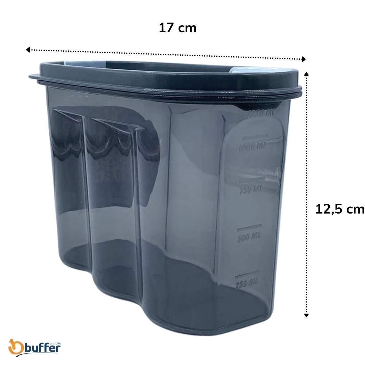 2 Kapaklı Ölçekli Erzak Saklama Kabı - 1,2 Litre - Sa930 Bx40 Fiyatı, Yorumları ve Özellikleri