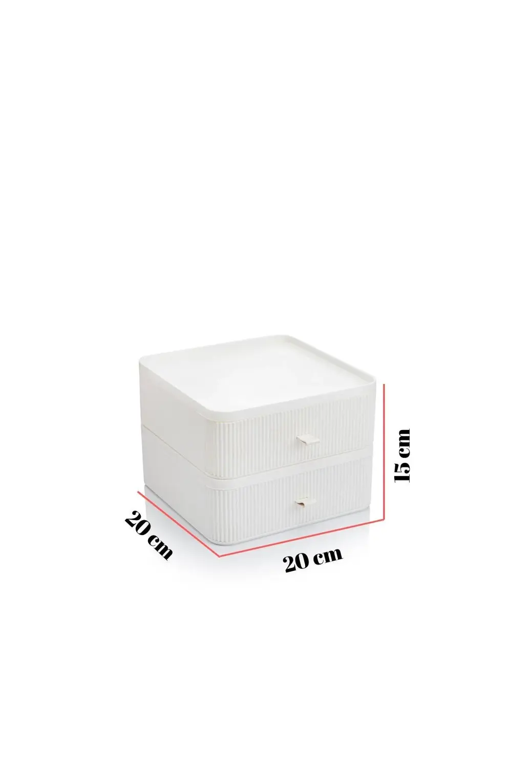 2 Katlı Çekmeceli Makyaj Organizeri & Çok Amaçlı Düzenleyici Beya