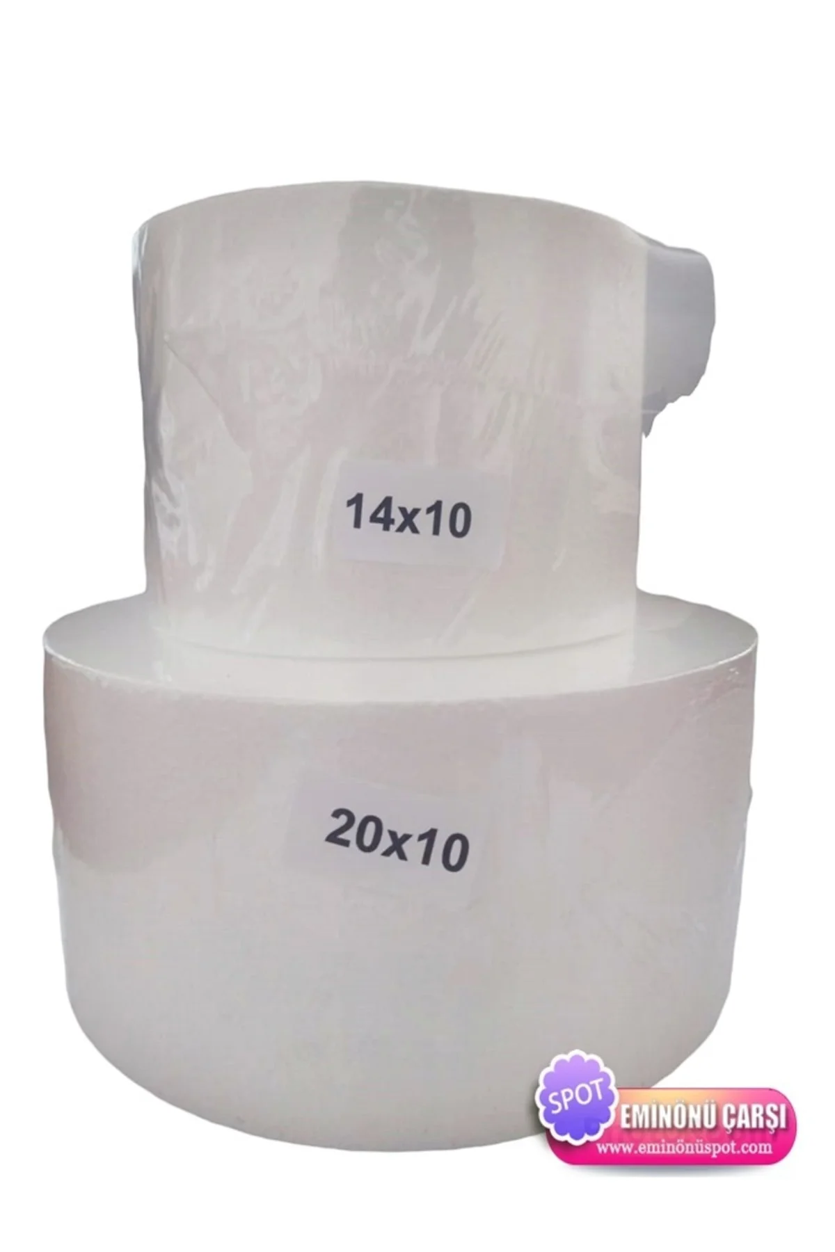 2 Katlı Set Strafor Maket Pasta Yuvarlak 14 X 10 Cm-20 X 10cm