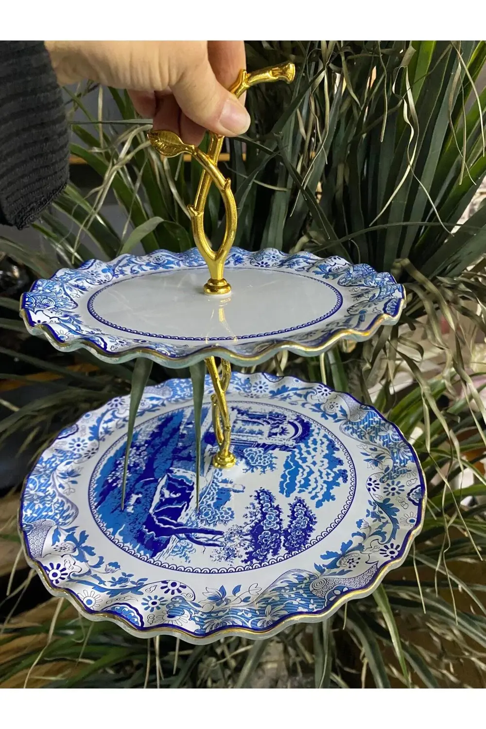 2 Katlı Sunum Tabağı Kurabiyelik