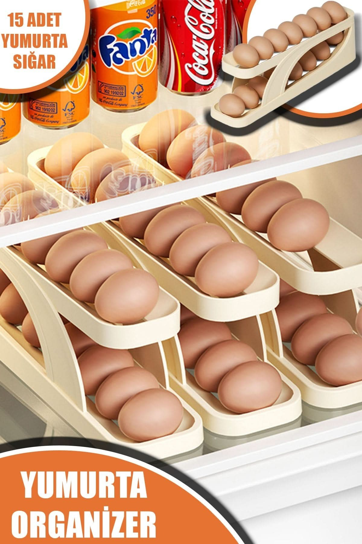 🥚2 KATLI YUMURTA ORGANİZER