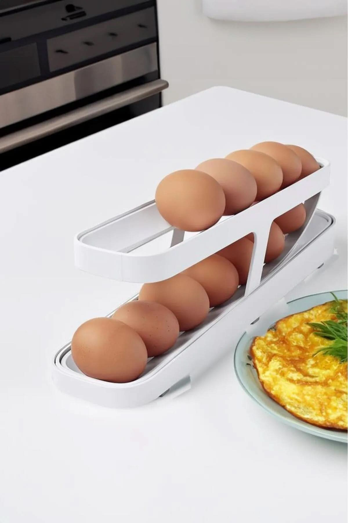 🥚2 KATLI YUMURTA ORGANİZER