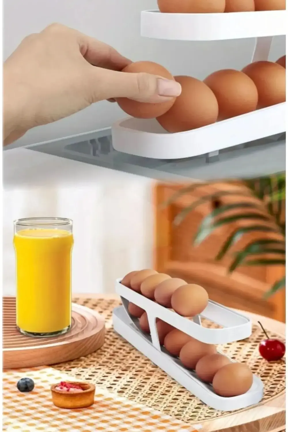 🥚2 KATLI YUMURTA ORGANİZER