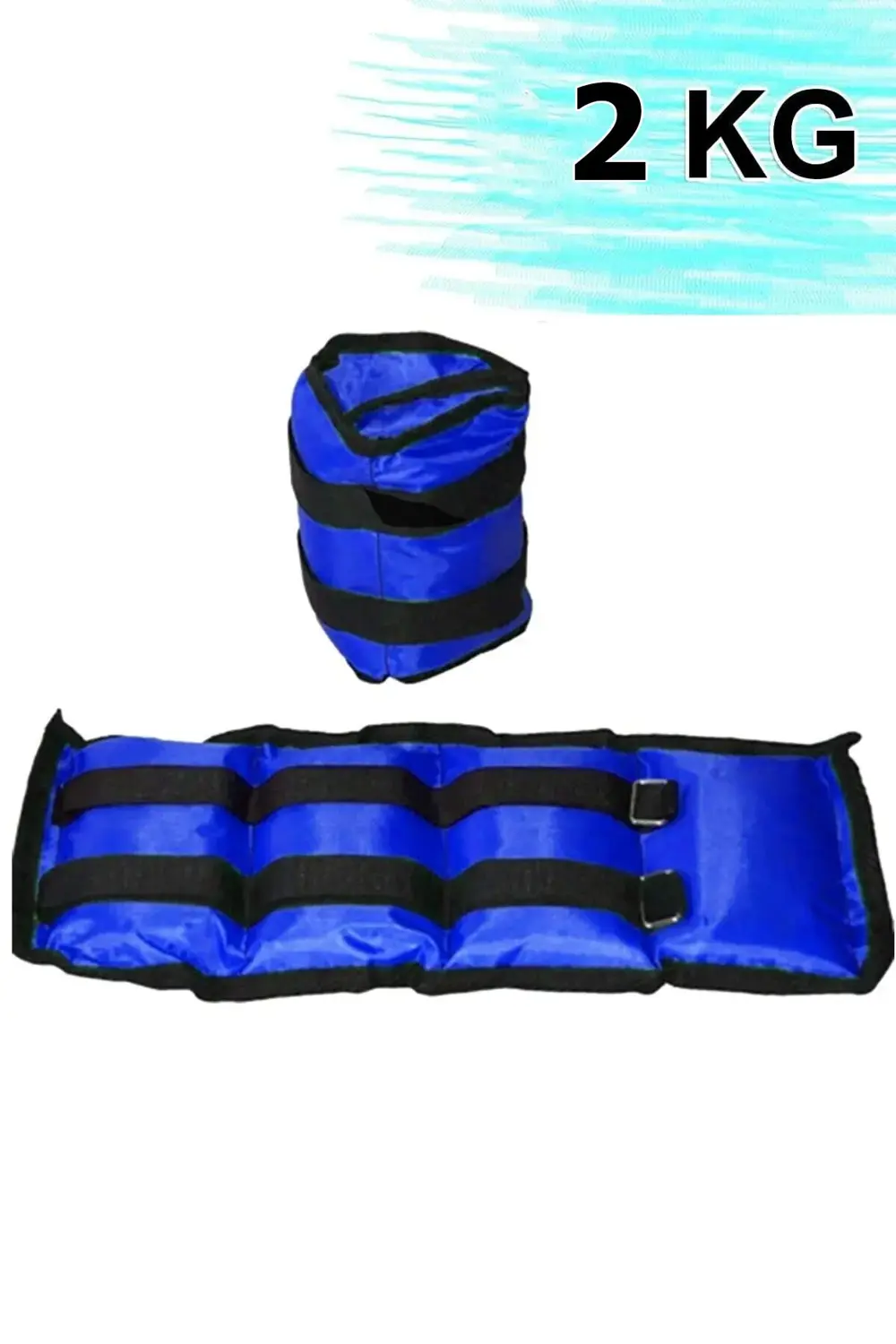 2 Kg x 2 Adet  El & Ayak Ağırlığı Bilek Kemeri Setleri 1 Çift Kum