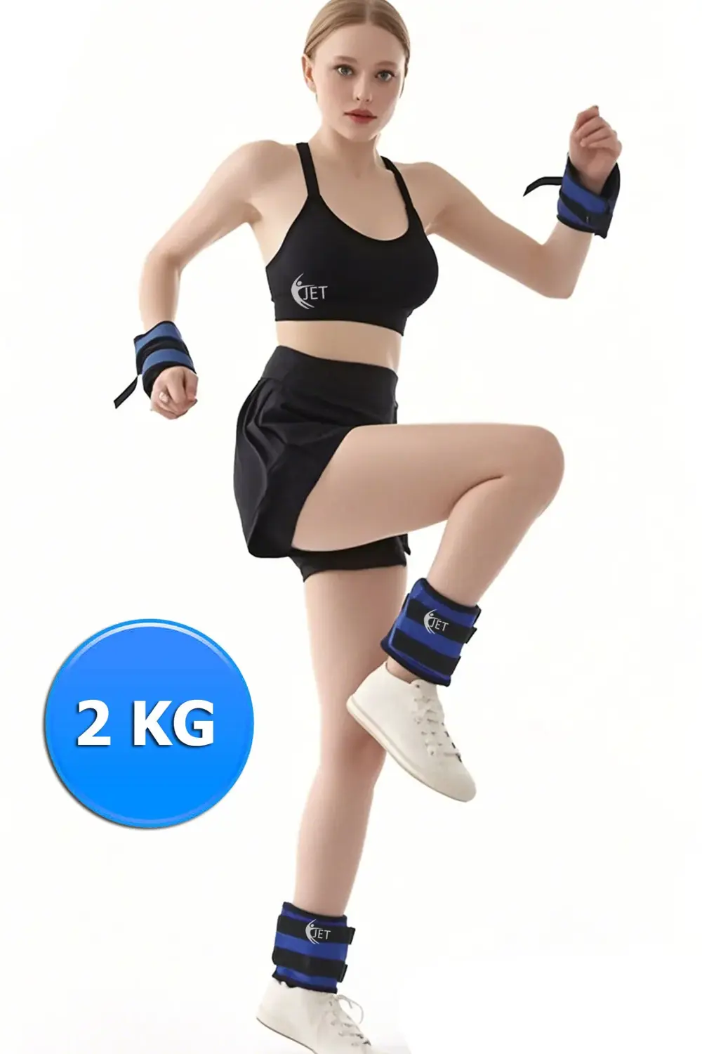 2 Kg x 2 Adet  El & Ayak Ağırlığı Bilek Kemeri Setleri 1 Çift Kum