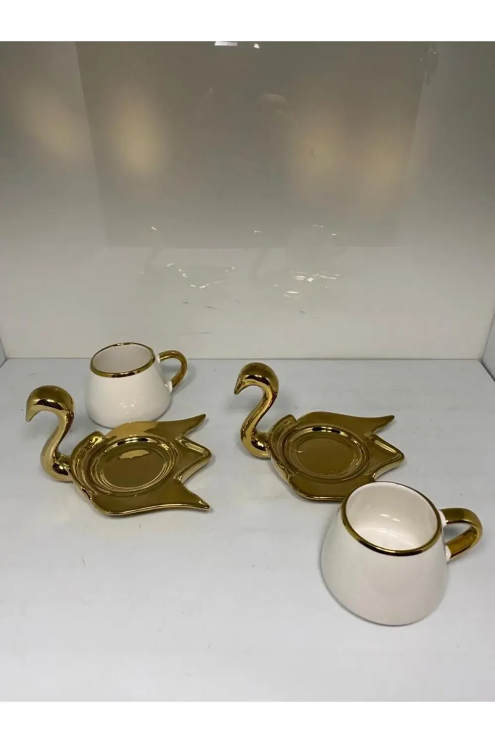 2 Kişilik Kuğu Fincan Takımı