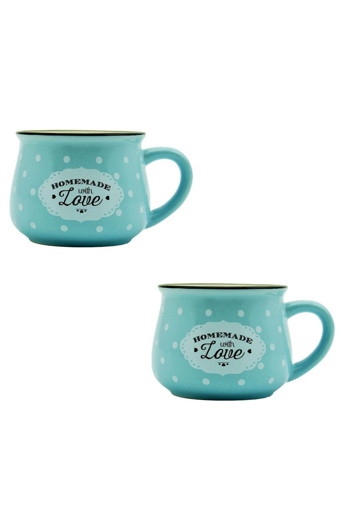 Ms Morry 2 Kişilik Seramik Çay Kahve Fincanı