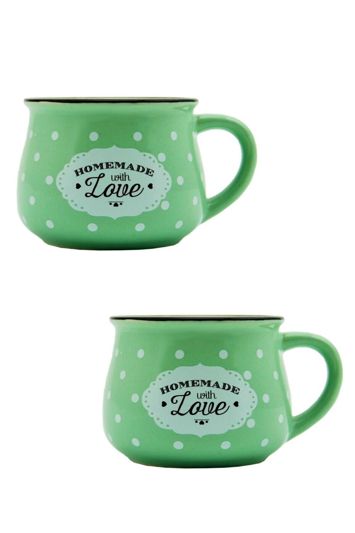 Ms Morry 2 Kişilik Seramik Çay Kahve Fincanı