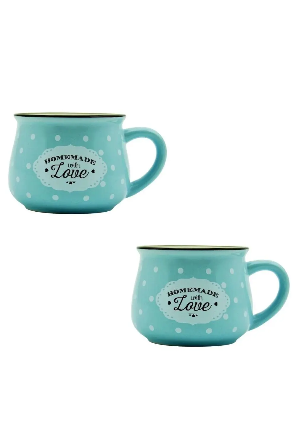 2 Kişilik Seramik Çay Kahve Fincanı