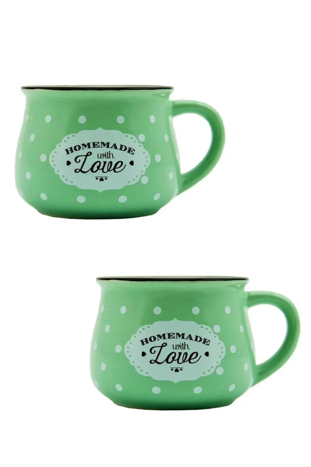 2 Kişilik Seramik Çay Kahve Fincanı