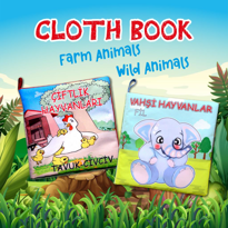 Ada Detox 2 Kitap Tox Çiftlik Hayvanlar Ve Vahşi Hayvanlar Kumaş Sessiz Kit