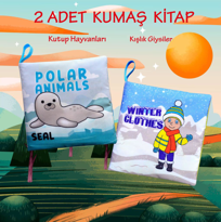 2 Kitap Tox İngilizce Kutup Hayvanları ve Kışlık Giysiler Kumaş S 2 Kitap Tox İngilizce Kutup Hayvanları ve Kışlık Giysiler Kumaş S