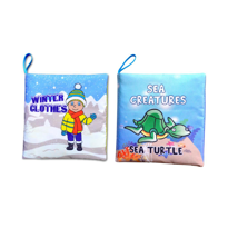 2 Kitap Tox İngilizce Kışlık Giysiler ve Deniz Canlıları Kumaş Se
