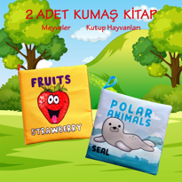 2 Kitap Tox İngilizce Meyveler ve Kutup Hayvanları Kumaş Sessiz K 2 Kitap Tox İngilizce Meyveler ve Kutup Hayvanları Kumaş Sessiz K