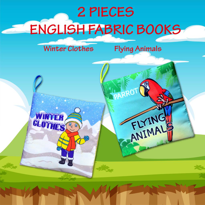 2 Kitap Tox İngilizce Kışlık Giysiler ve Uçan Hayvanlar Kumaş Ses 2 Kitap Tox İngilizce Kışlık Giysiler ve Uçan Hayvanlar Kumaş Ses