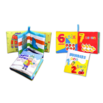 2 Kitap Tox İngilizce Kışlık Giysiler ve Rakamlar Kumaş Sessiz Ki