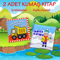 2 Kitap Tox İngilizce Kışlık Giysiler ve İş Makinaları Kumaş Sess 2 Kitap Tox İngilizce Kışlık Giysiler ve İş Makinaları Kumaş Sess