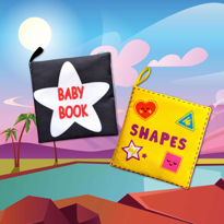 Ada Detox 2 Kitap Tox İngilizce Siyah-Beyaz Bebek Ve Şekiller Kumaş Sessiz 