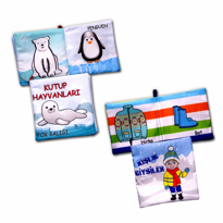 Ada Detox 2 Kitap Tox Kutup Hayvanları Ve Kışlık Giysiler Kumaş Sessiz Kita