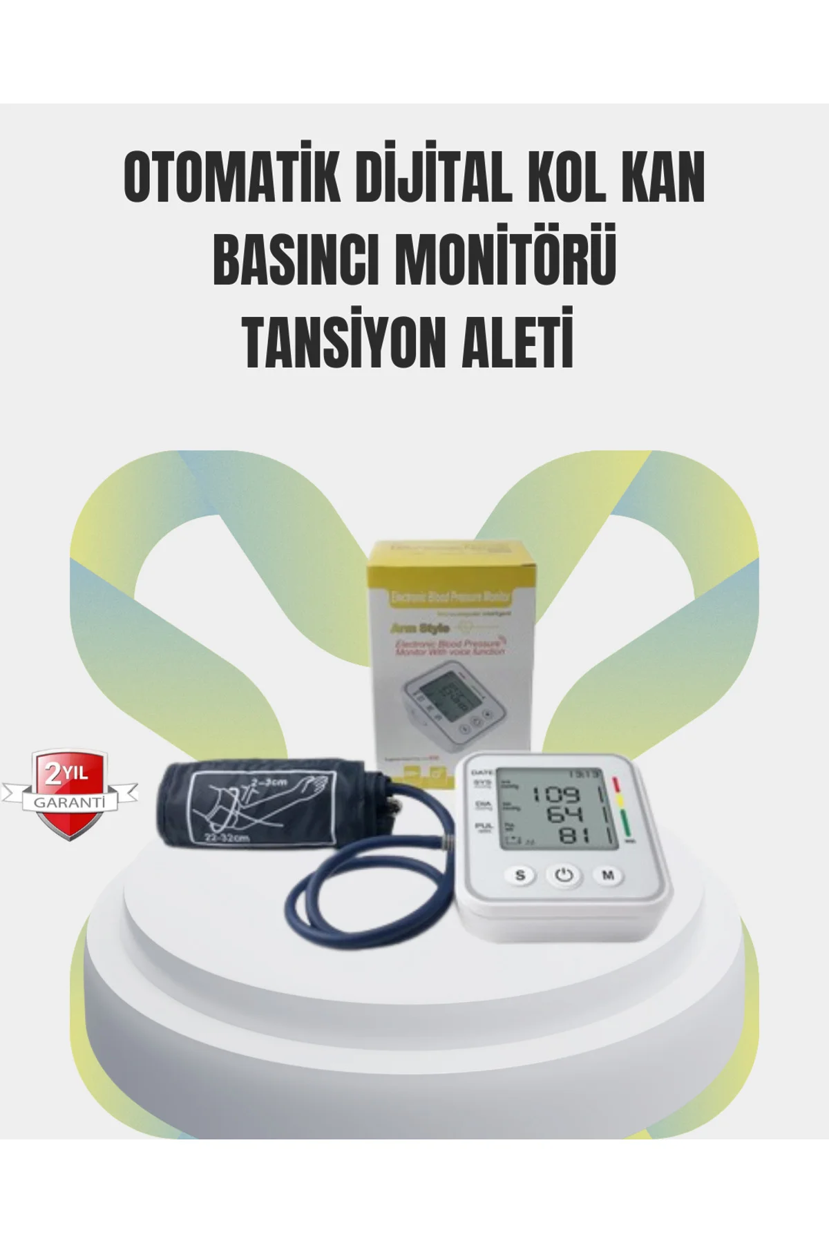 2 Kullanıcı Hafızalı USB Uyumlu Tansiyon Ölçer - ayr6042-5287