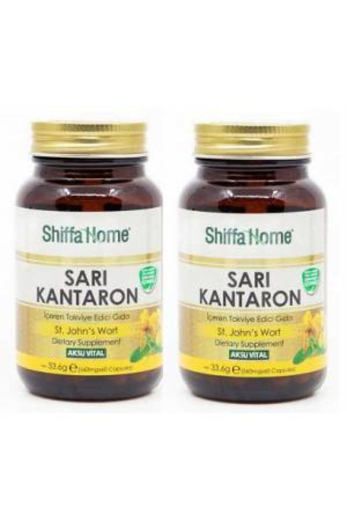 2 Kutu Aksu Vital Sarı Kantaron St. John's Wort 60 Kapsül X 560 m
