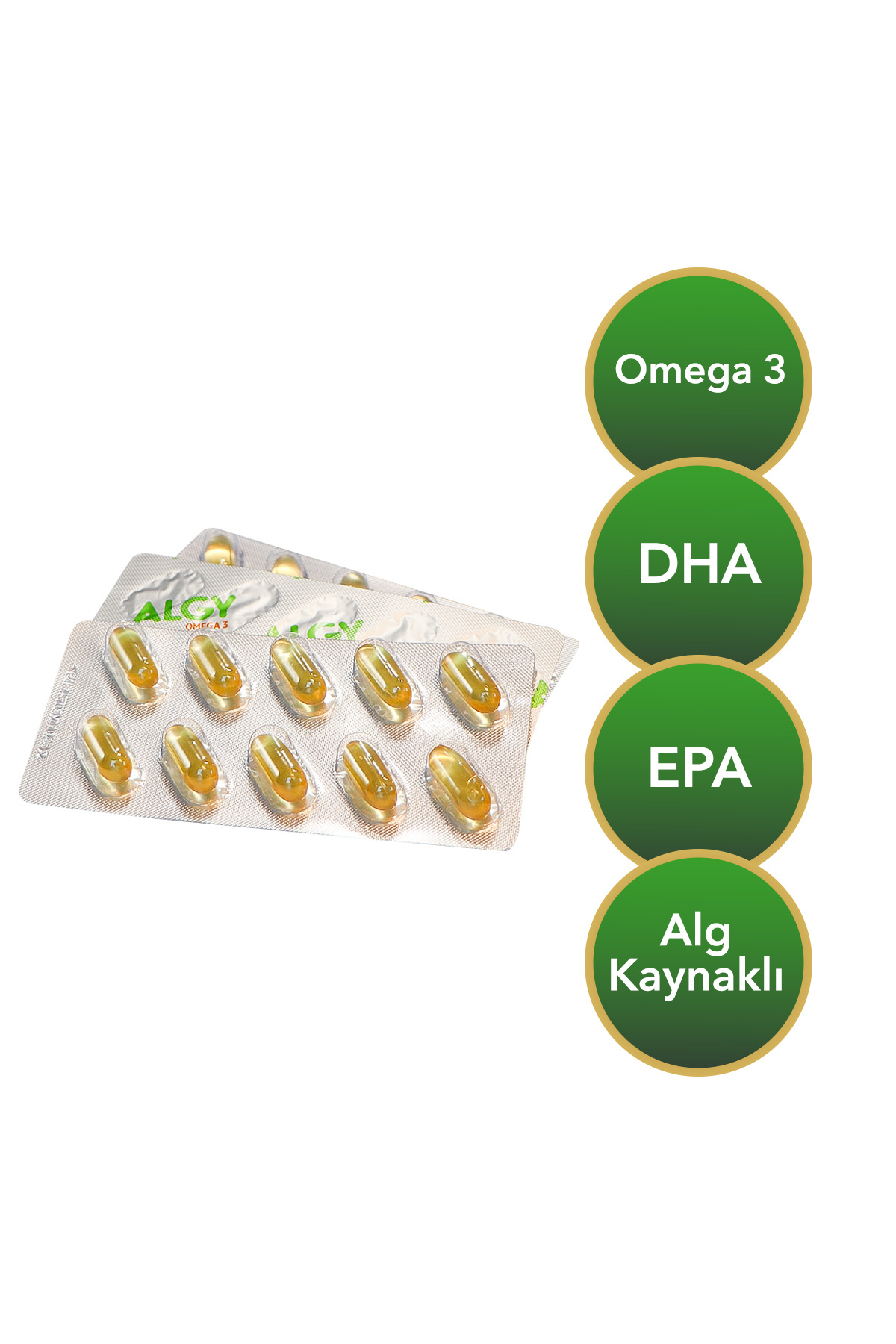 2 Kutu Algy Omega 3 (Yüksek DHA)
