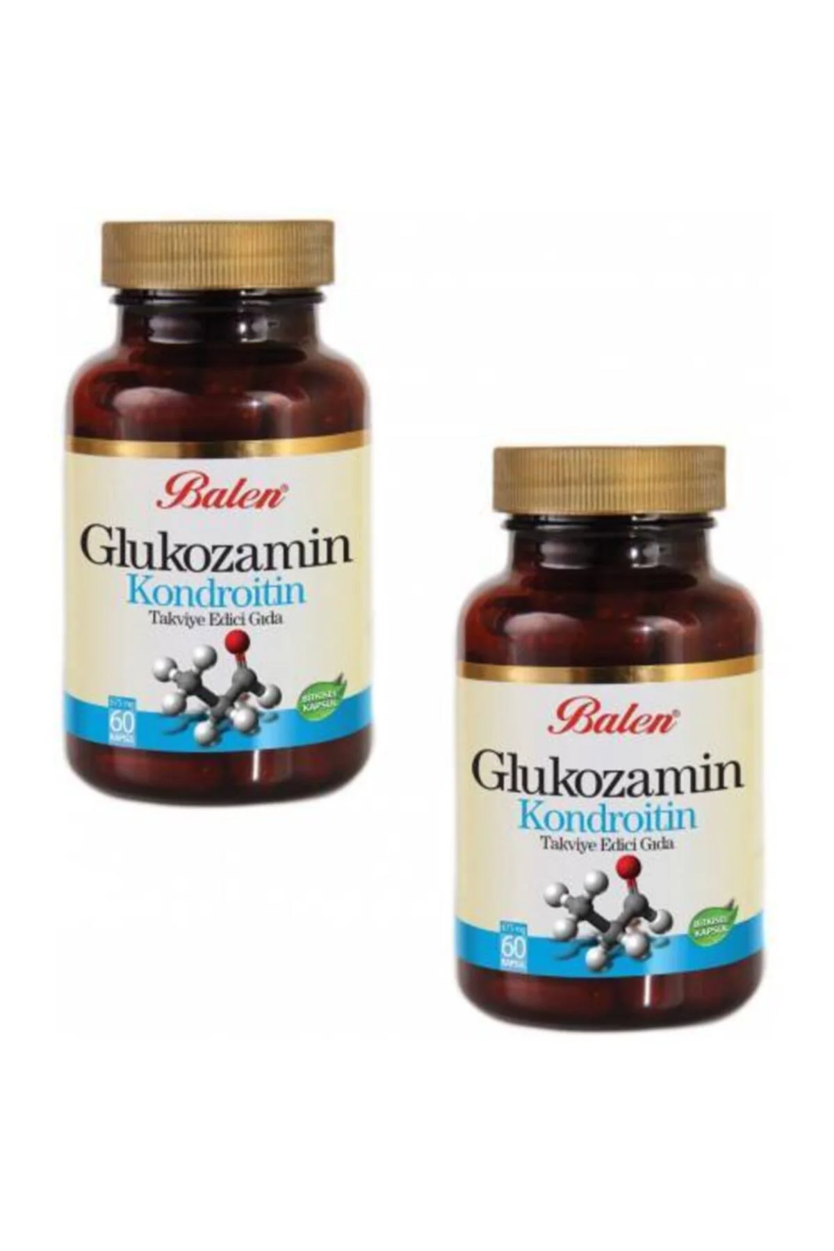 2 Kutu Glukozamin Kondroitin 750 mg x 60 Kapsül x 2 Glukosamin