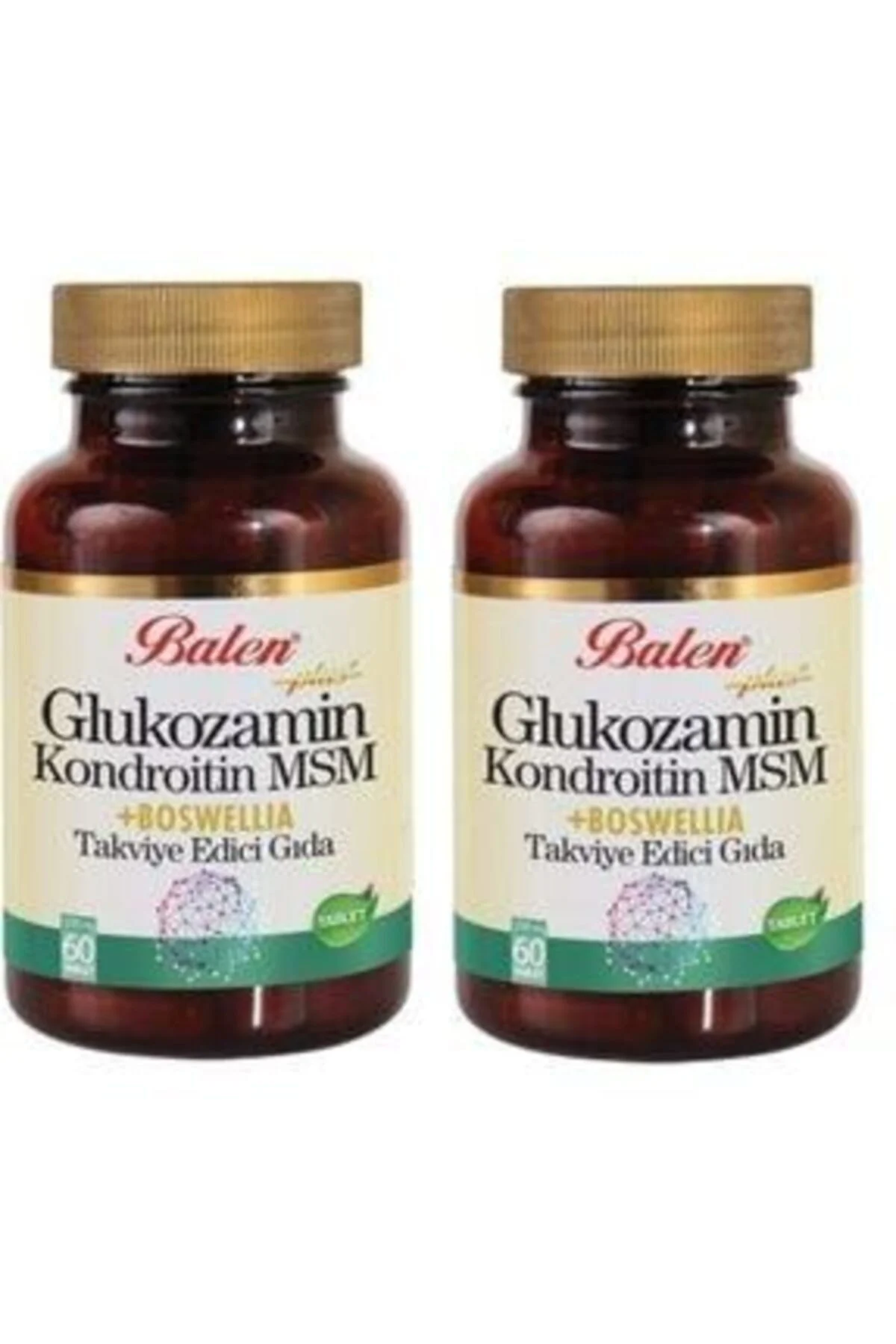 2 Kutu Glukozamin Kondroitin Msm Boswellia Akgünlük Tablet 60 X 1200 Mg Glukosamin Bosvelya