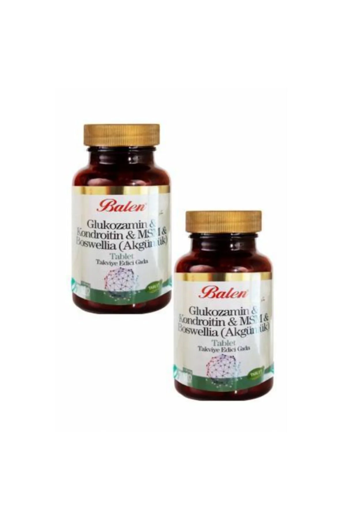 2 Kutu Glukozamin Kondroitin Msm Boswellia Akgünlük Glukosamin Bosvelya 120 Tablet X 1200 Mgx2