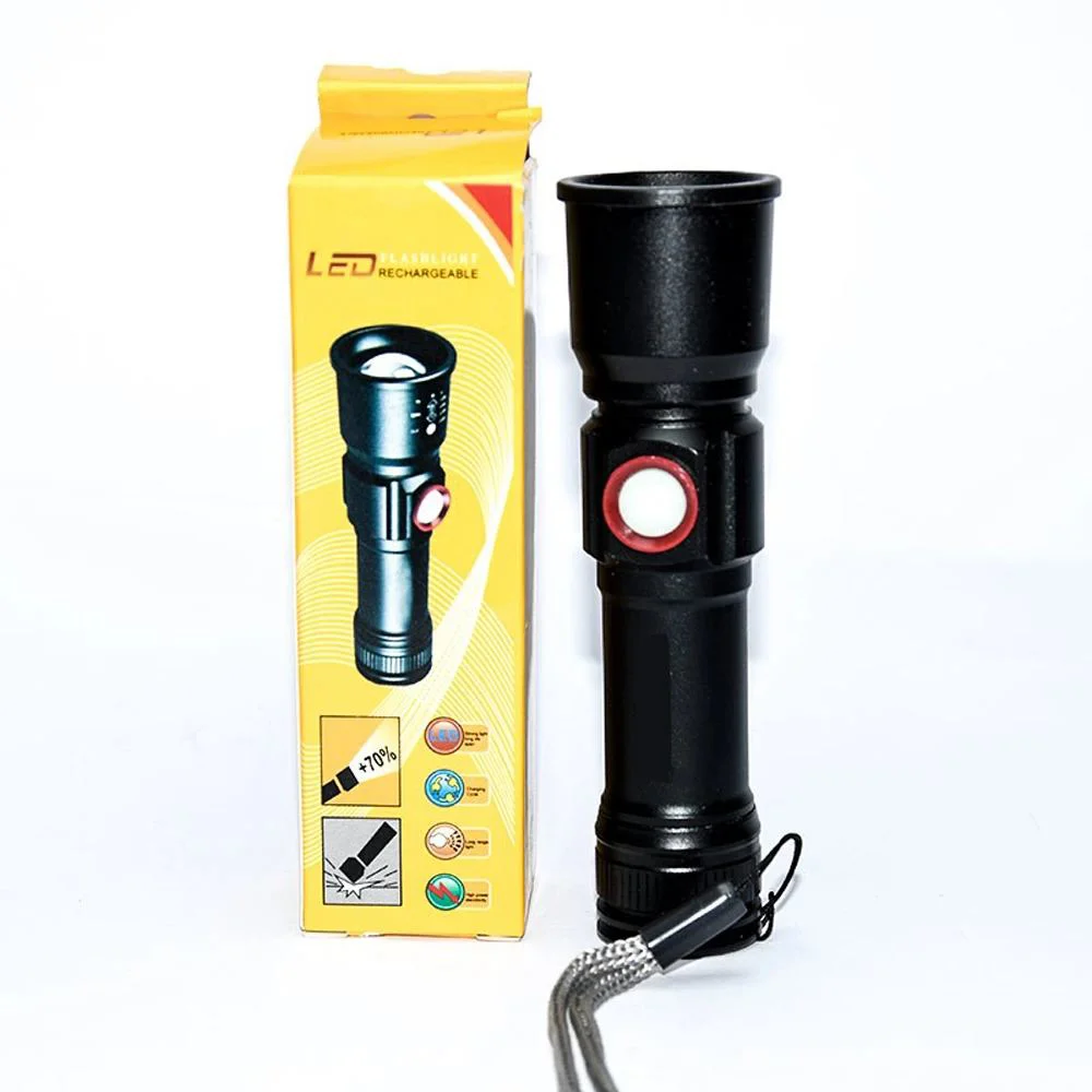 2 LED 1000 Lümen USB Şarjlı El Feneri Wt-611 - 6 Saat Çalışma Süresi, 3 Modlu Aydınlatma, Metal Alüminyum Gövde Fiyatı, Yorumları ve Özellikleri