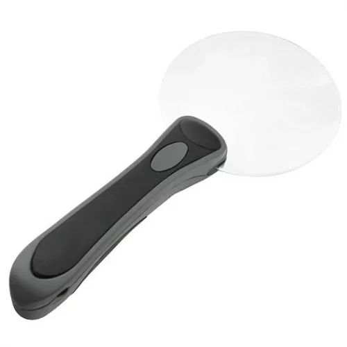 -2 Led Işıklı 2.5x-90mm Okuma Büyüteç ( Lisinya )