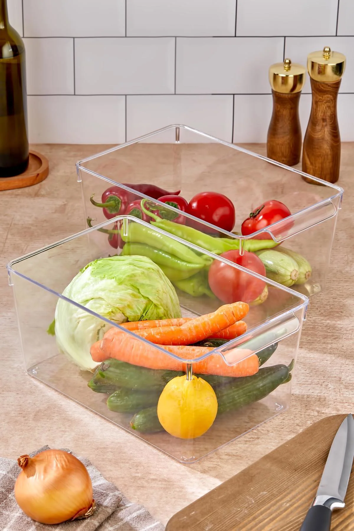 2 Li Buzdolabı Organizeri & Buzdolabı Düzenleyici 6 lt