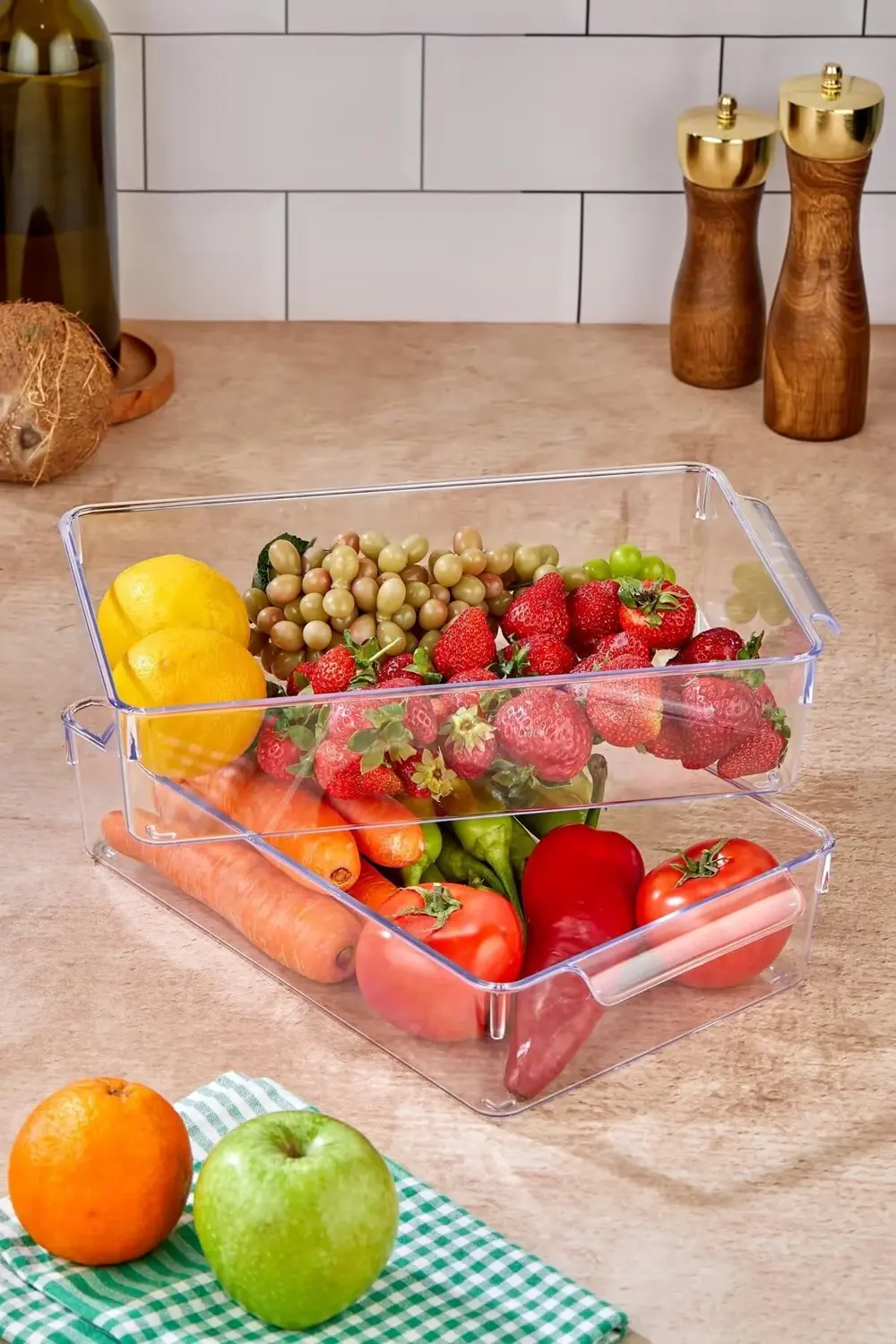 2 Li Buzdolabı Organizeri & Buzdolabı Düzenleyici 3 lt