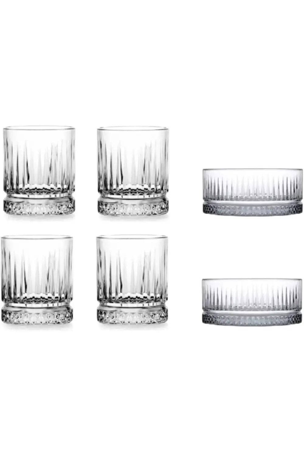 2' Li Çerezlik Ve 4' Lü Viski Bardağı Set 1147621