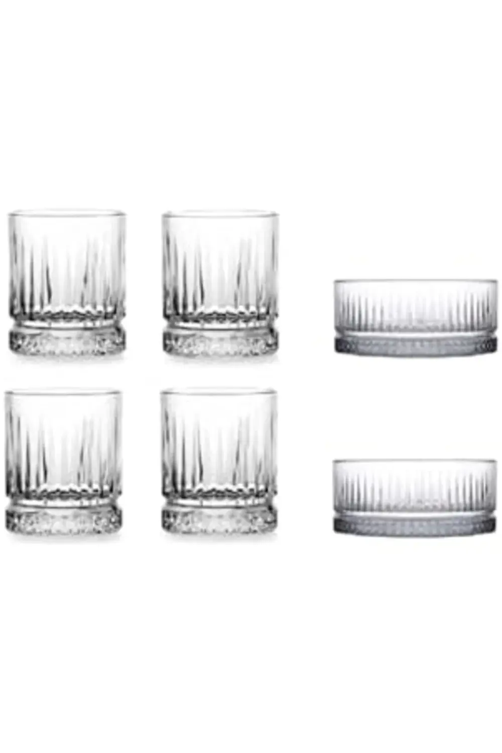 2' Li Çerezlik Ve 4' Lü Viski Bardağı Set 1147621
