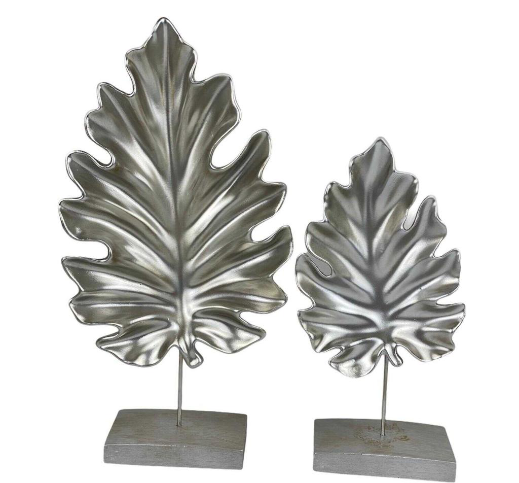 2 Lİ DEKORATİF KAİDELİ ÇINAR YAPRAK