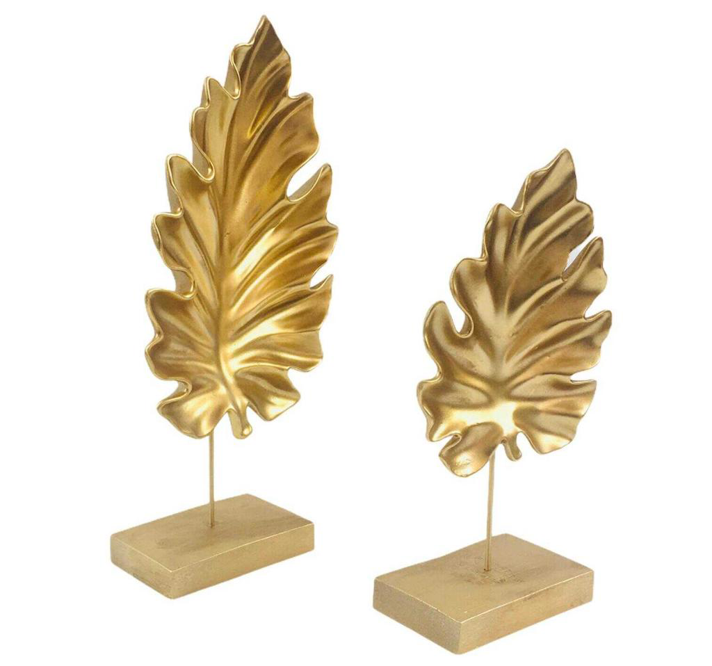 2 Lİ DEKORATİF KAİDELİ ÇINAR YAPRAK