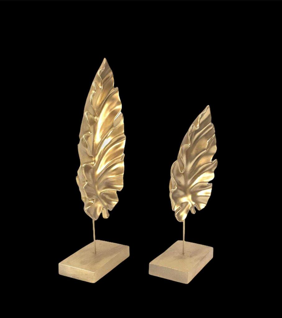 2 Lİ DEKORATİF KAİDELİ ÇINAR YAPRAK